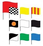 Drapeaux de courses automobiles