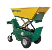 Dumper à roues électrique - Capacité de charge : 1000 kg - Hauteur de déchargement : 125 cm