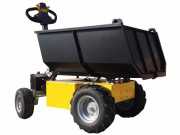 Dumper électrique sur roues  