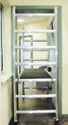 Echafaudage roulant - Aluminium - Charge admissible par roue : 500 kg