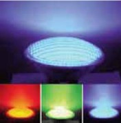 Eclairage LED multicolore pour piscine 