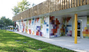 Ecole préfabriquée en bois