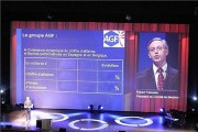Ecran de projection électrique léger