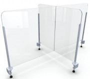 Séparateur plexiglass à visser