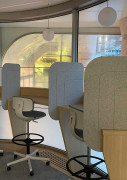 Ecran de séparation acoustique pour bureau - Format 60x80 cm / 80x60 cm