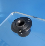 Embase anti vibratoire pupitre plexi
