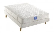 Ensemble Matelas Duvivier Nymphéa Sommier Duvivier 16 lattes-160x200
