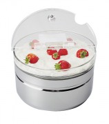 Ensemble réfrigéré base inox - 4 pièces