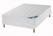 Ensemble Someo Matelas Richelieu Luxe Sommier Chinon Pieds-160x200 