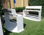 Ensemble table et bancs