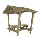 Table pique nique avec toit