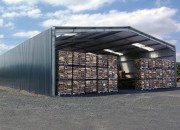 Entrepôt de stockage métallique