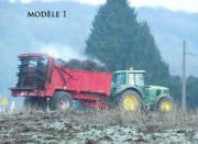 Epandeur agricole à hérissons verticaux