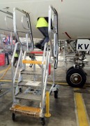 Escabeau de piste technique d'aviation