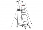 Escabeau roulant aluminium