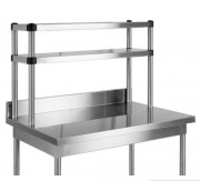 Etagère inox à fixer sur table