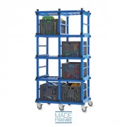 Etagere mobile range bacs