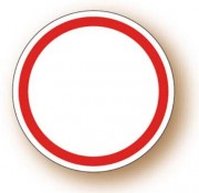 Etiquette adhésive ronde