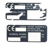 Etiquette de sécurité destructible