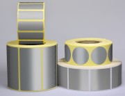 Etiquette personnalisable polyester alu mat