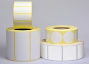 Etiquette personnalisable polypropylène blanc renforcé