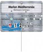 Étiquette poissonnerie 4 roulettes prix