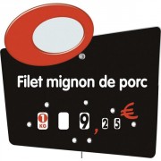 ?tiquette de prix pour boucheries