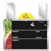Etiquette produit pour fruits et légumes