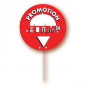 Etiquette promotion pour commerce