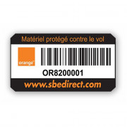 Etiquette ultra-adhésive