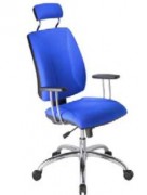 Fauteuil manager bleu