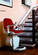 Fauteuil monte-escalier courbe