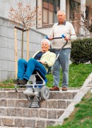 Fauteuil monte-escaliers d'extérieur