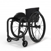 Fauteuil roulant manuel avec palette réglable en hauteur
