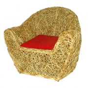 Fauteuil tressage naturel liane