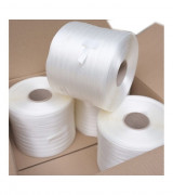 Feuillard polyester pour presse à balles