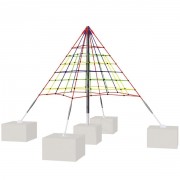Filet d'escalade pyramide