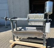 Filtre-presse à chambres professionnel - Capacité de filtration : 600 L/j - Volume de la cuve : 20 L - Filtration à froid