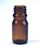 Flacon gouttes verre jaune