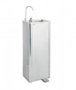 Fontaine à eau en inox à pédale