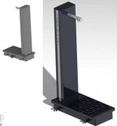 Fontaine à eau rectangulaire Castalie