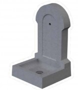 Fontaine d'extérieur en béton