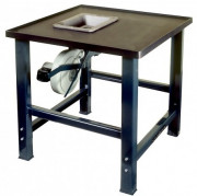 Forges à charbon avec tables en acier de 800 x 800 mm
