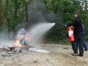 Formation à la manipulation des extincteurs