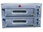 Four à pizza 2 chambres inox