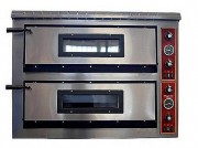 Four à pizza façade inox