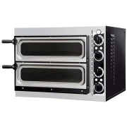 Four à pizza professionnel - Nombre de chambres : 2 - Puissance : 800x1W / 800x2W - Température jusqu'à 320°C