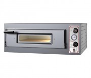 Four pizza à plan réfractaire