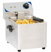Friteuse électrique sans vidange en acier inox