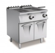 Friteuse professionnelle à gaz double cuve